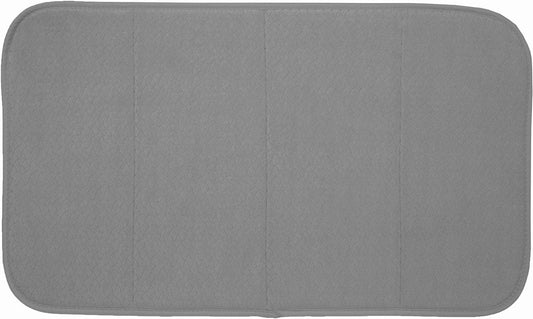 All-Clad Premium Reversible Dish Drying Mat for Kitchen: 16" x 28" Ultra-Absorbent, Long-Lasting, No Condensation, and Oversized for Large Pots and Pans - 1 Pack, Pewter