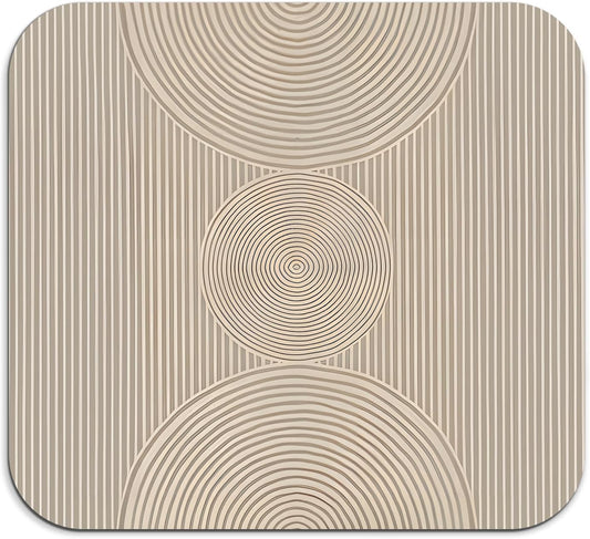 Boho Dish Drying Mat - Bohemian Dish Drying Mat For Kitchen Counter,Coffee Bar Mat,Coffee Maker Mat For Countertops,Dish Rack Drainer Mat,Western kitchen Decor 16x17.5 Inch