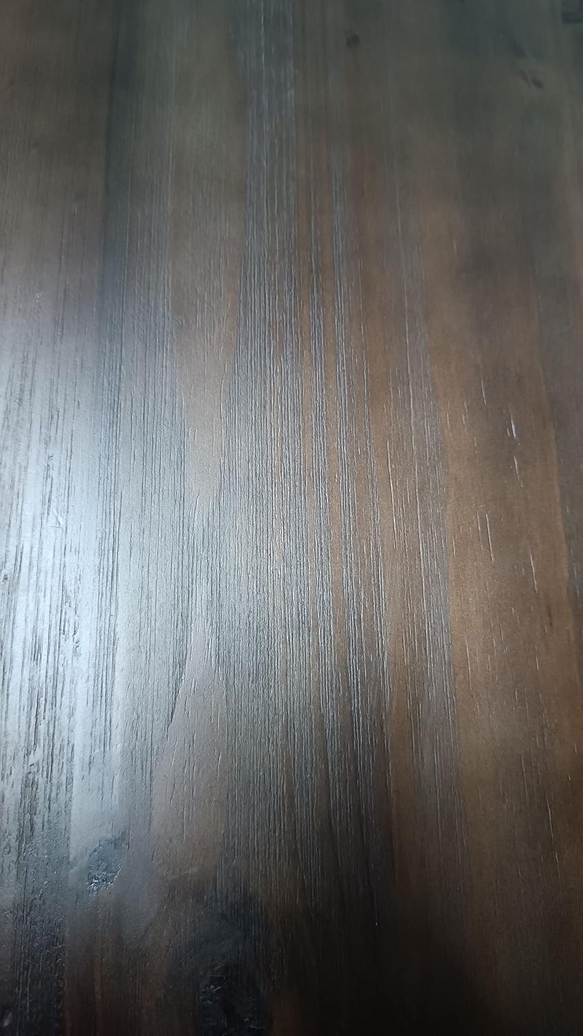 Industrial Pipe Wall Shelves Pipe Shelving with Real Wood Plank,48 Inches Floating Shelves for Wall Farmhouse Pipe Book Shelves Dark Brown 4 Tier for Kitchen,Living Room Decor and Bar Shelving