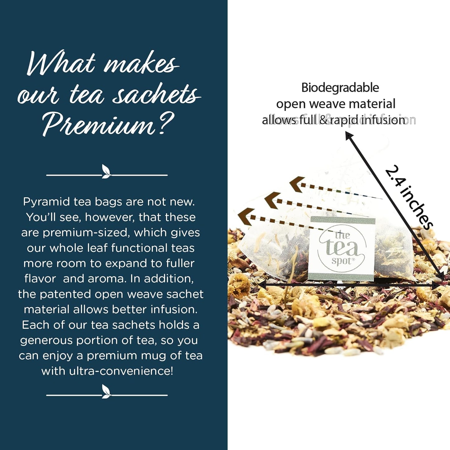 The Tea Spot Organic Lights Out Tea with Valerian Root Relaxation | Blend of Hibiscus, Peppermint, Chamomile, Lavender, Licorice Root & Valerian Root | Caffeine-Free 15 Tea Bags, Pack of 1