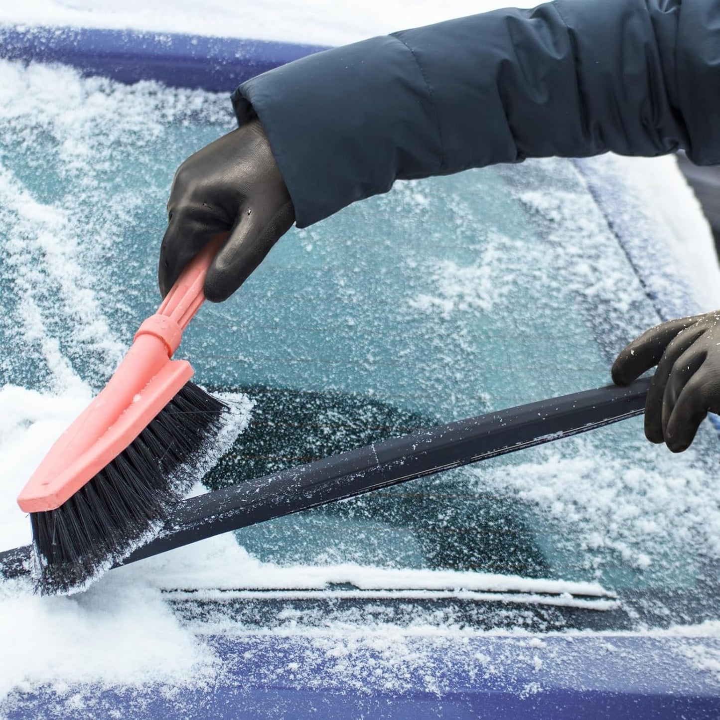 KAYGO Winter Waterproof Work Gloves for Men and Women, 3 Pairs Thermal Insulated Freezer Rubber Coated Gloves,Super Grip,KG160, XL, Black