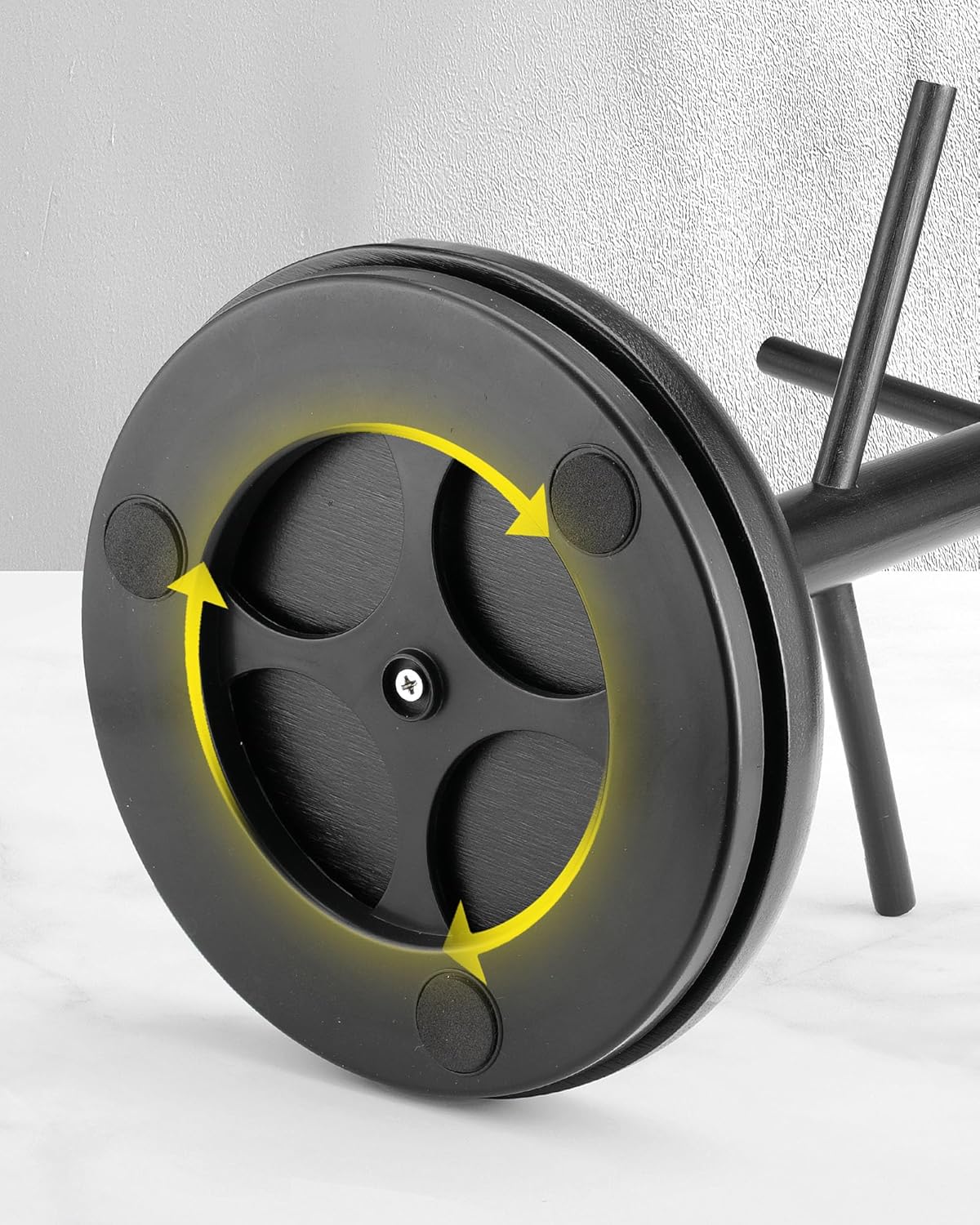 Lorbro Coffee Mug Tree, 360° Rotated Mug Holder with 8 Hooks, Wooden Coffee Cup Holder Rack Stand Accessories for Countertop Kitchen Decor Organizer