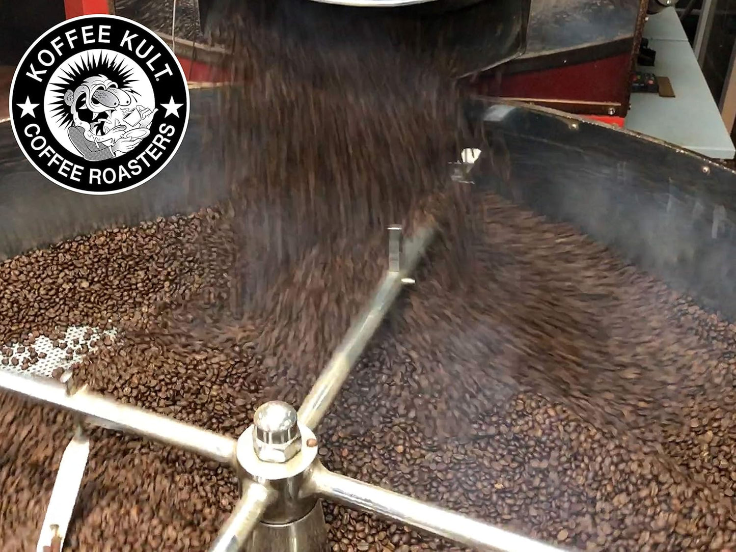 Koffee Kult Thunder Bolt Dark French Roast Whole Bean Coffee - Small Batch 100% Arabica Gourmet Blend, Bold and Well Balanced, 80oz Resealable Package