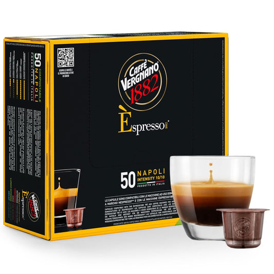 Caffe' Vergnano 1882 Medium Roast Espresso Original Line Machine Compatible Capsules