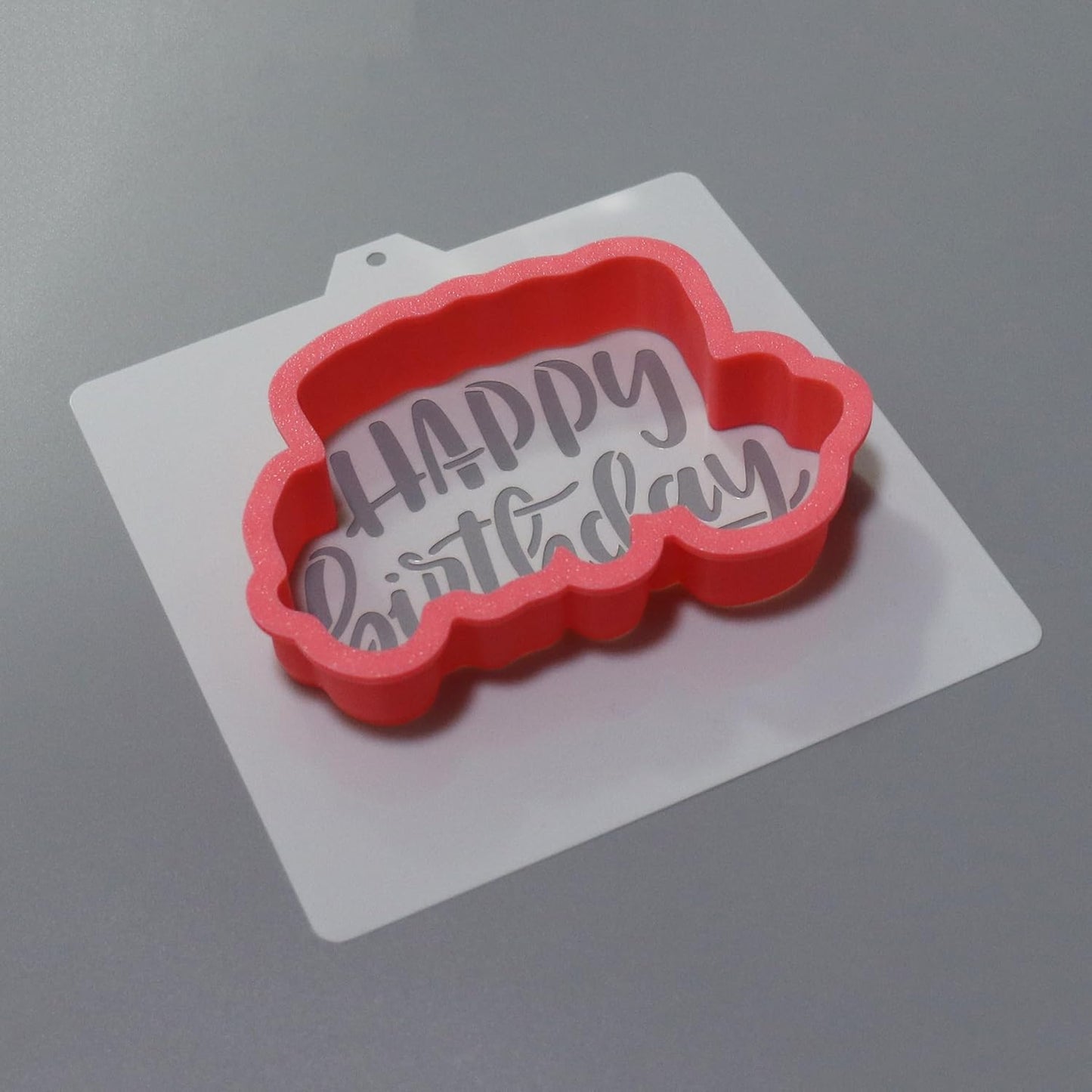 Cookie cutter and stencil set Baking stencils and cutters bundle DIY bakery decorating kit Cookie cutter with stencils Icing stencil and cookie cutter combo(Happy Birthday Set)