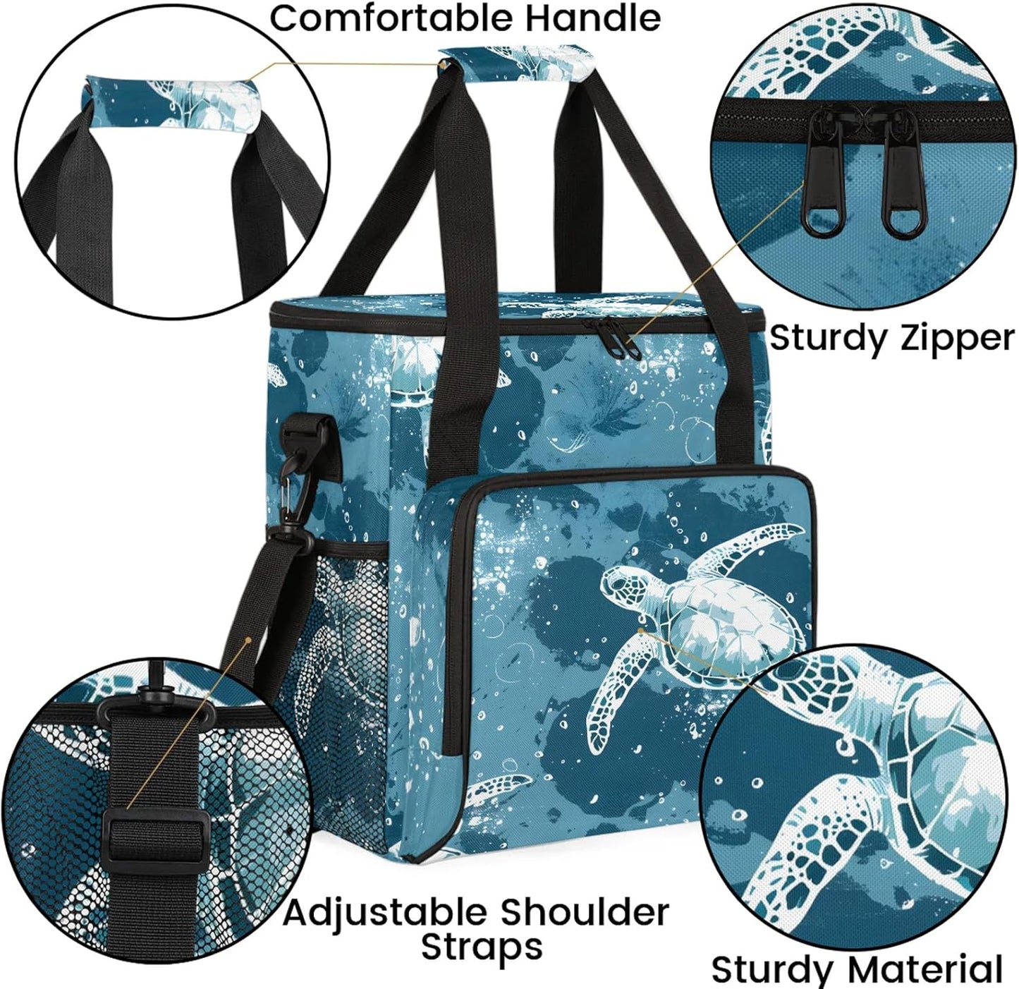 Coffee Maker Carring Bag Travel Storage Tote Bag Compatible with Keurig K-Mini or K-Mini Plus nespresso vertuo machine Portable Single Serve Coffee Brewer Case with Pockets for K-cup Pods(Bag Only)