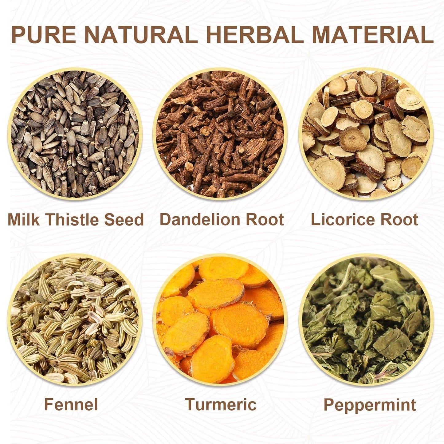 TEARELAE - Detox Tea, 30 Count Herbal Liver Detox Tea Bag - Milk Thistle Seed, Dandelion Root, Licorice Root, Fennel, Turmeric, Peppermint - Support Liver Function