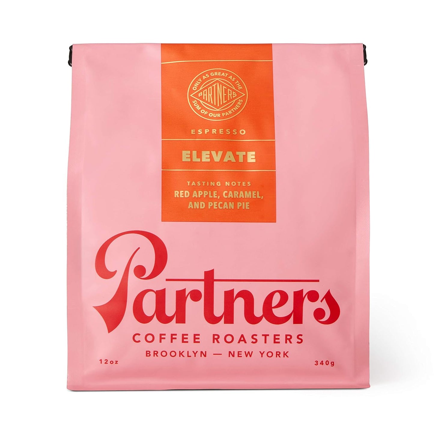 Partners Coffee Roasters, Elevate Single Origin, Whole Bean Coffee - 12 Ounce - Medium-Dark Roast