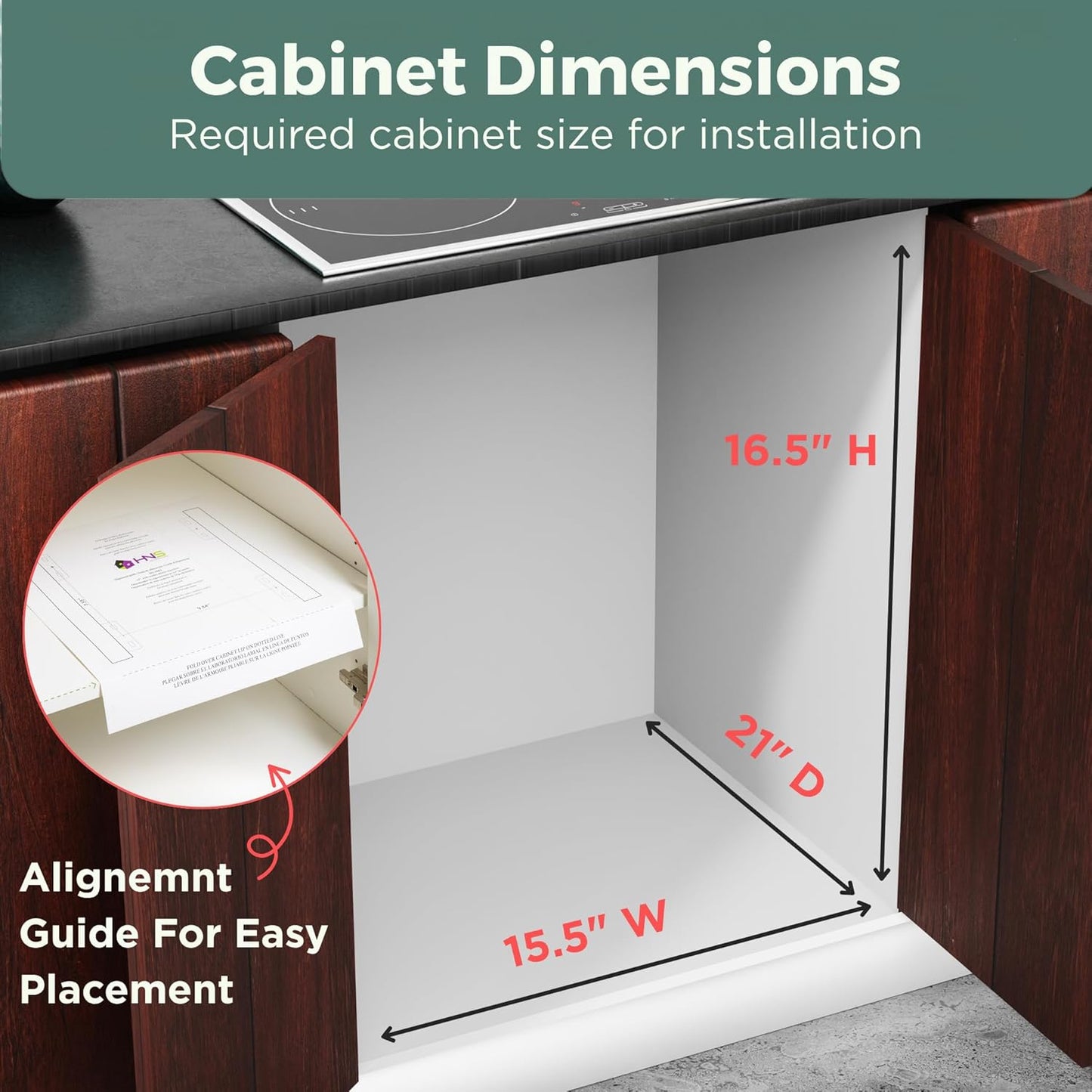 HOLDN’ STORAGE Two Tier Pull Out Cabinet Organizer, Individual Sliding Drawers - Heavy Duty Metal with Lifetime Limited Warranty - Anti Rust Chrome Finish - 15" W x 21”D x 16.5" H