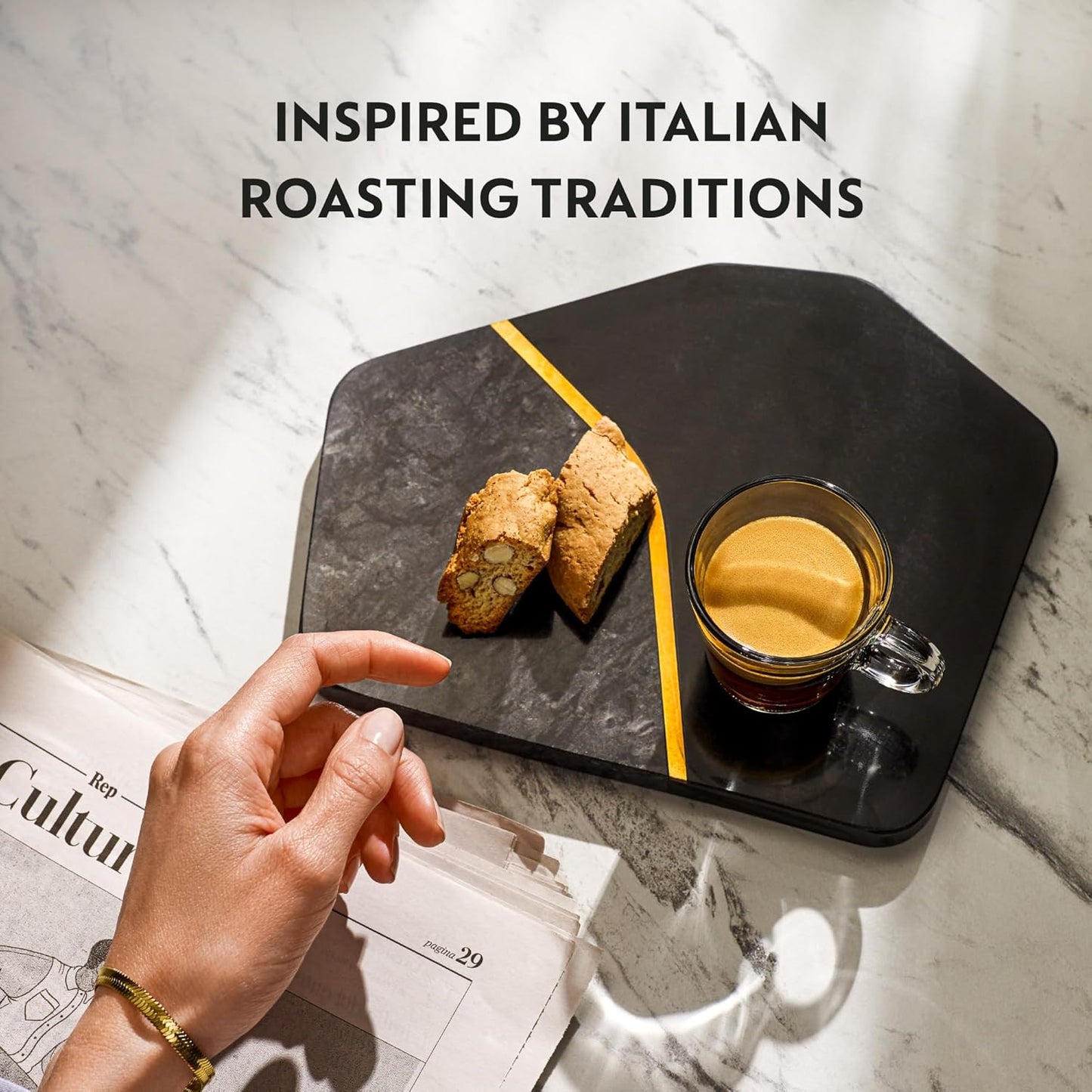 Nespresso Capsules Original Line, Ispirazione Venezia, Medium Roast Coffee Pods, 50-Count Espresso Coffee Pods