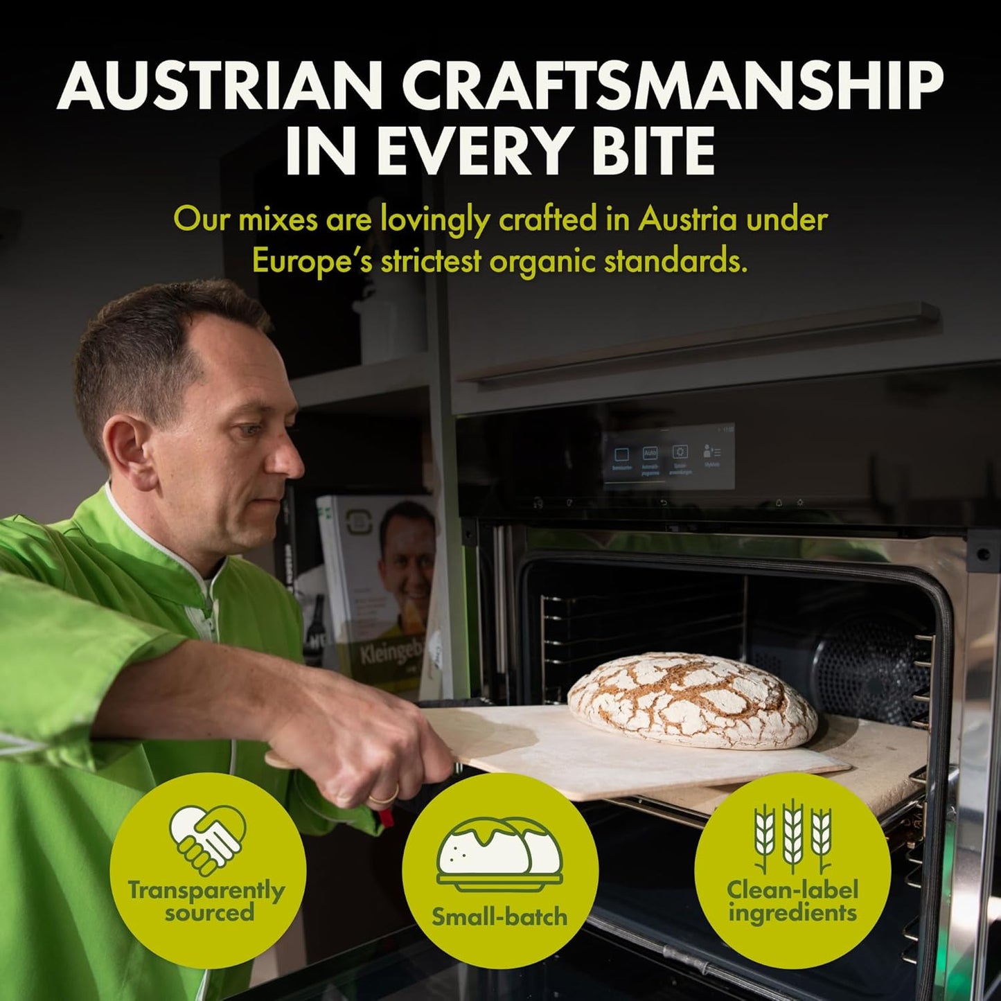 Let’s Bake Bread Organic Vienna Sourdough Rye Baking Mix - Artisan Loaf with Aromatic Spices - USDA Organic, Non-GMO, Real Sourdough, No Additives, Easy Home Baking - 17.64 oz (1 Pack)