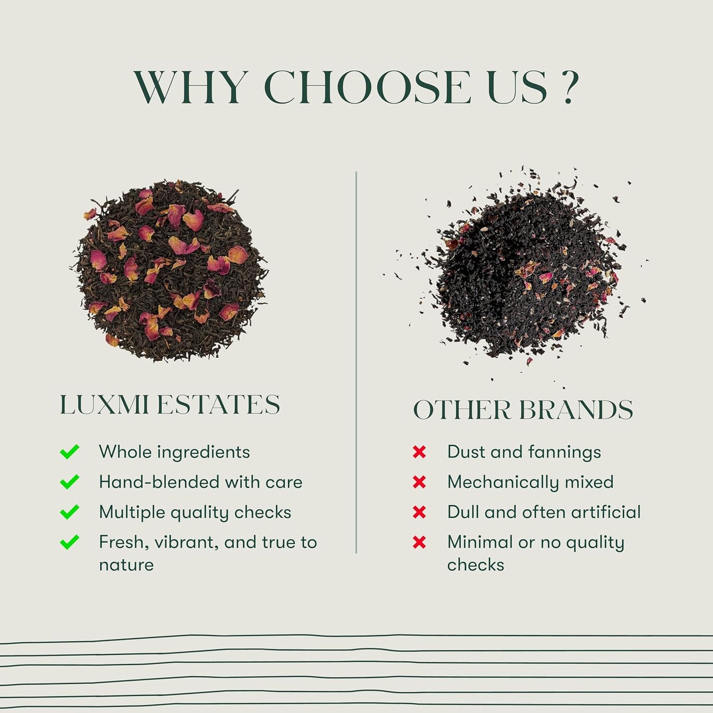 Luxmi Estates, Midnight Bloom, Organic Jasmine Tea (Loose Leaf 100g) Jasmine and Darjeeling Green Tea for Energy with no Jitters, Natural Aid Relieve Stress, Improved Mental Clarity and Immunity