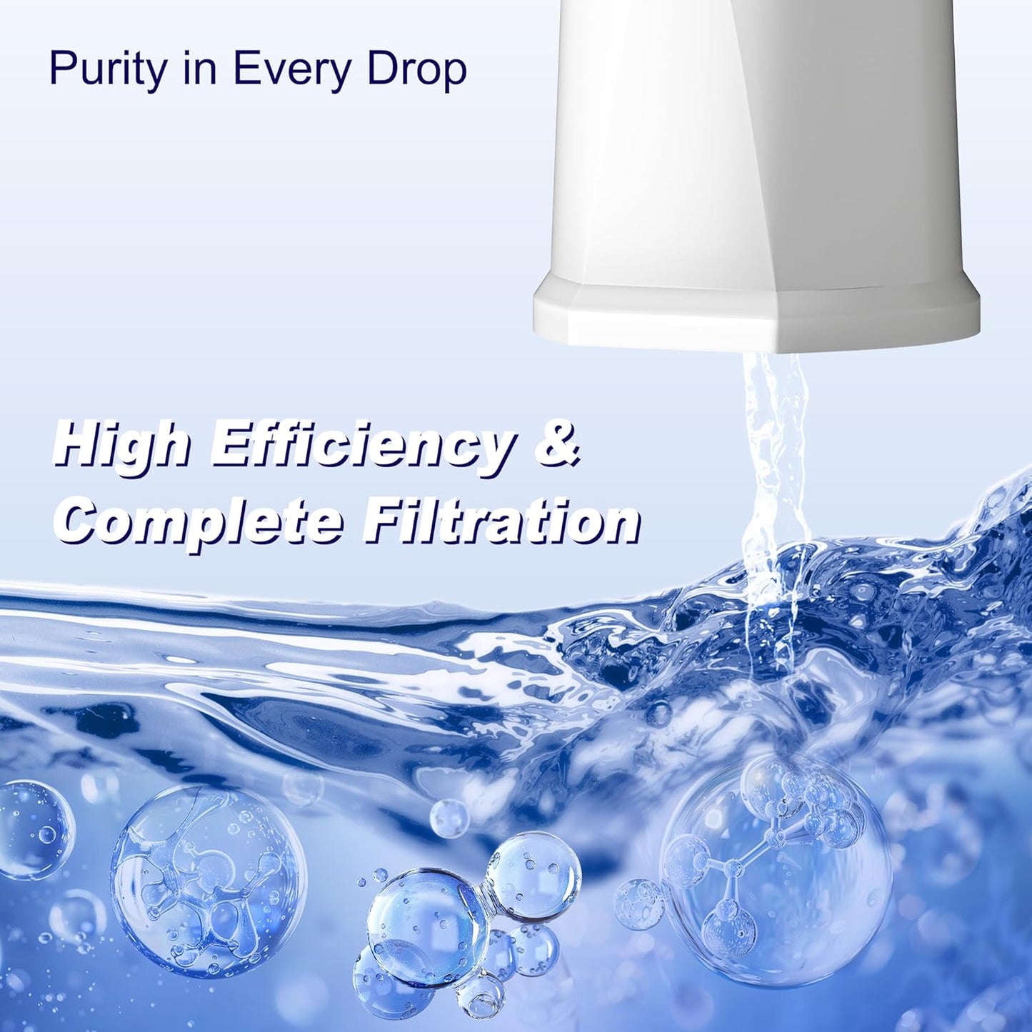 Replacement Water Filter for Breville Espresso Machine Barista Touch BES880, Barista Pro BES878, Oracle Touch BES990, Oracle BES980, Dual Boiler BES920 Bambino ClaroSwiss Sage, 6 Pack