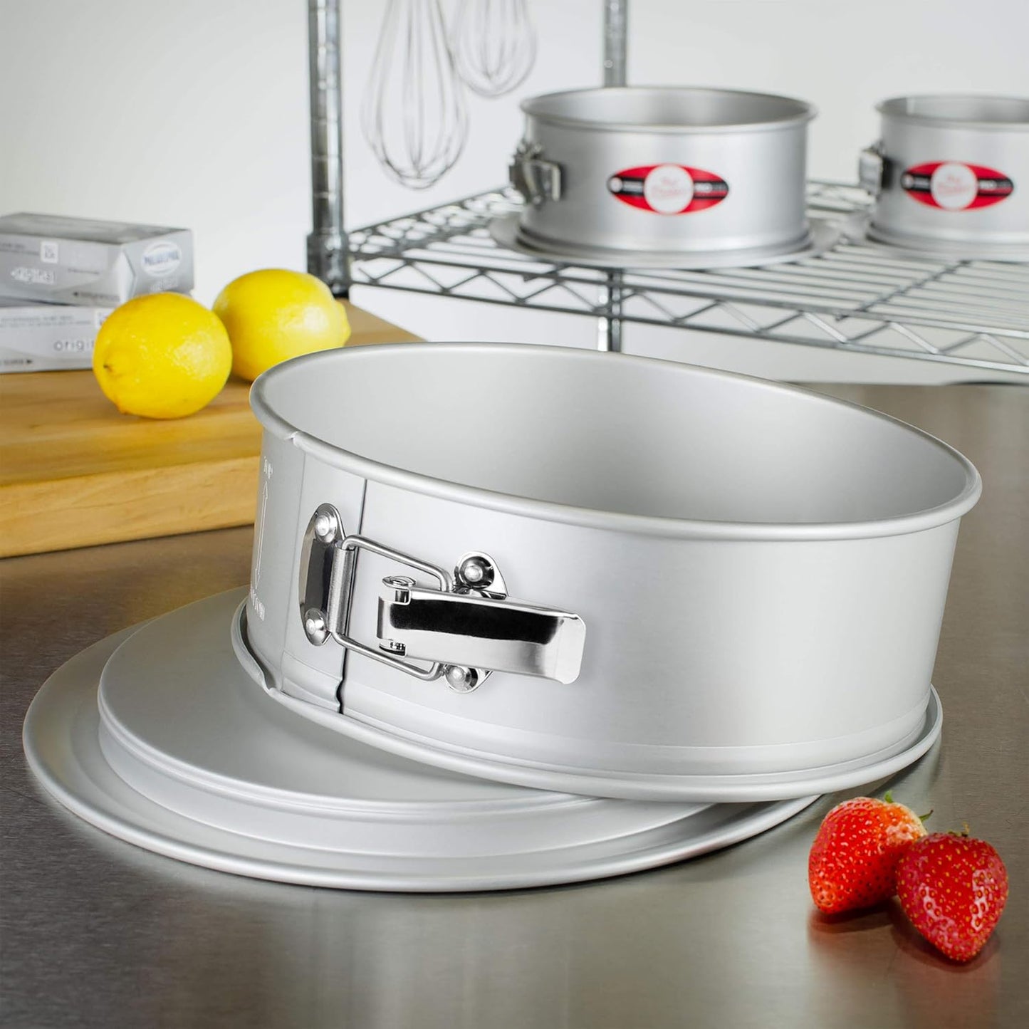 Fat Daddio's PSF-103 Anodized Aluminum Springform Pan, 10 x 3 Inch