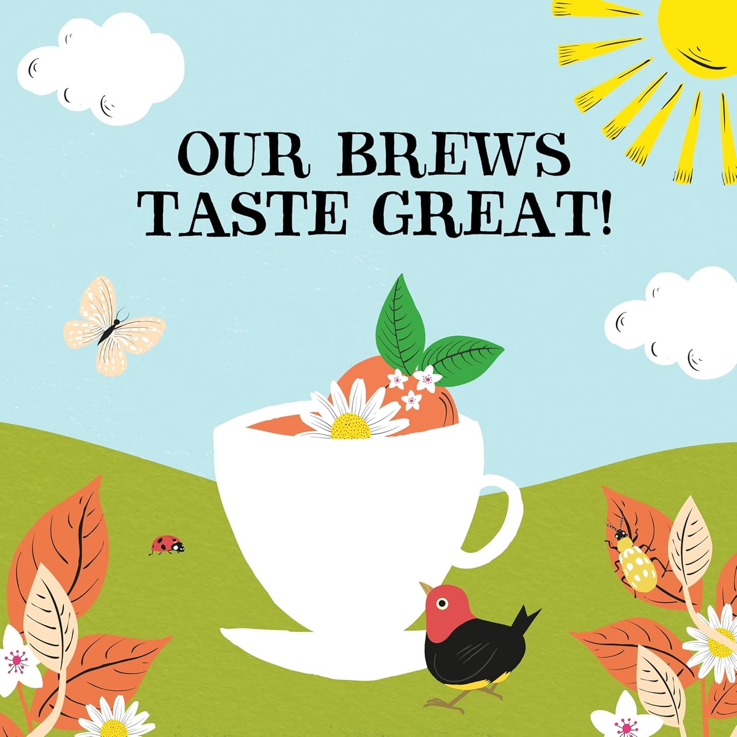 Clipper Tea Chamomile & Peach Teabags – USDA Organic, Great Hot or Iced – Natural, Fair & Delicious Fruity Chamomile & Peach Infusion – 200 Tea Bags