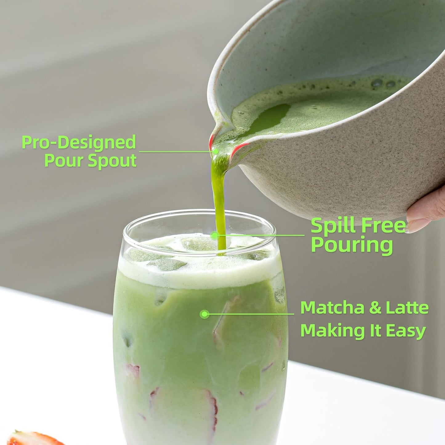 TEANAGOO Matcha Whisk Set,10 Pcs Matcha Set,Matcha Kit for Ceremony,Matcha Tea Set for Making Breakfast/Latte,Matcha Whisk Set and Bowl with All Accessories,Gift for Matcha Lover/Friend/Family