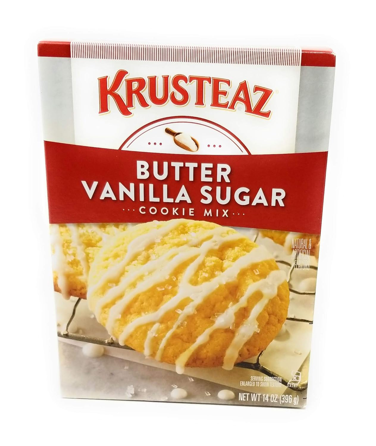 Krusteaz Cookie Mix, Butter Vanilla Sugar Cookie Mix, 14 Ounce Box (Pack of 4)