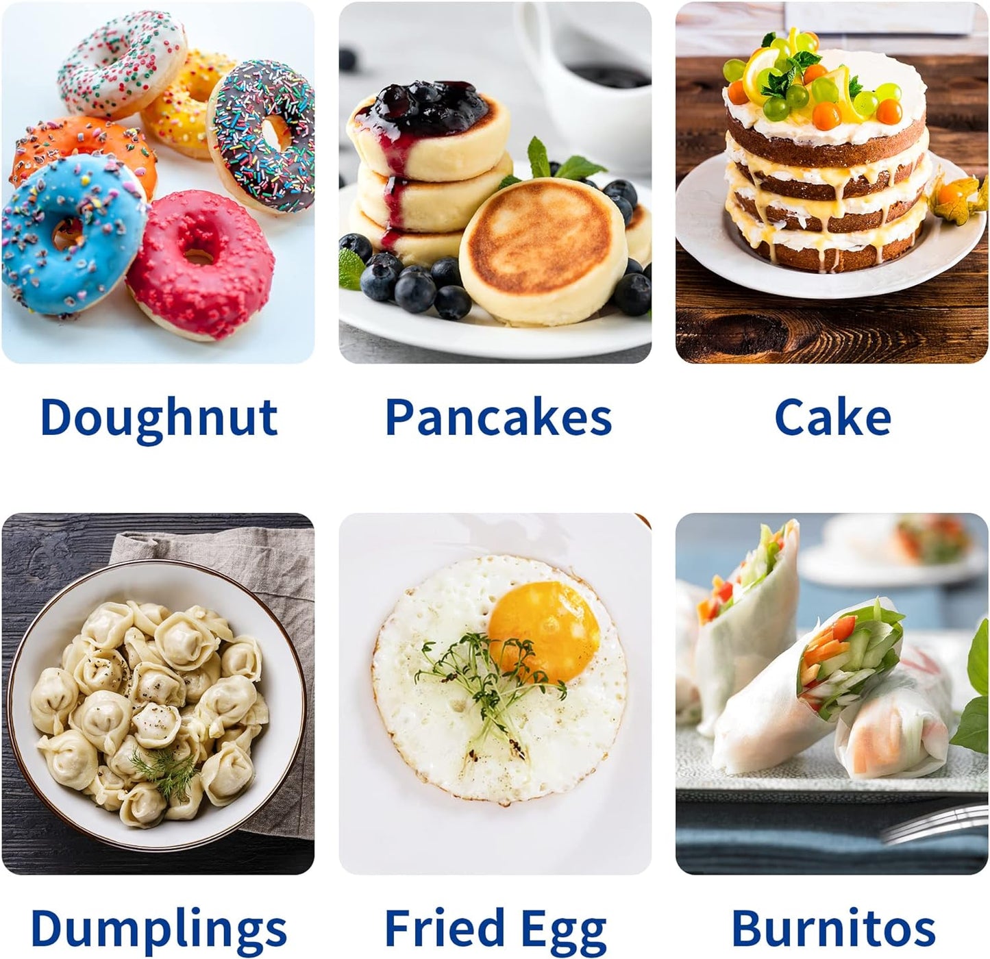 M JNGMEI 6 Pieces Stainless Steel Cookie Cutter Set 2'', 3'',3.5'', 4'',5''and6'' Biscuit Plain Edge Round Cutters large Sizes Shape Molds Ranging from 2-6 Inches GIFT PACKAGE