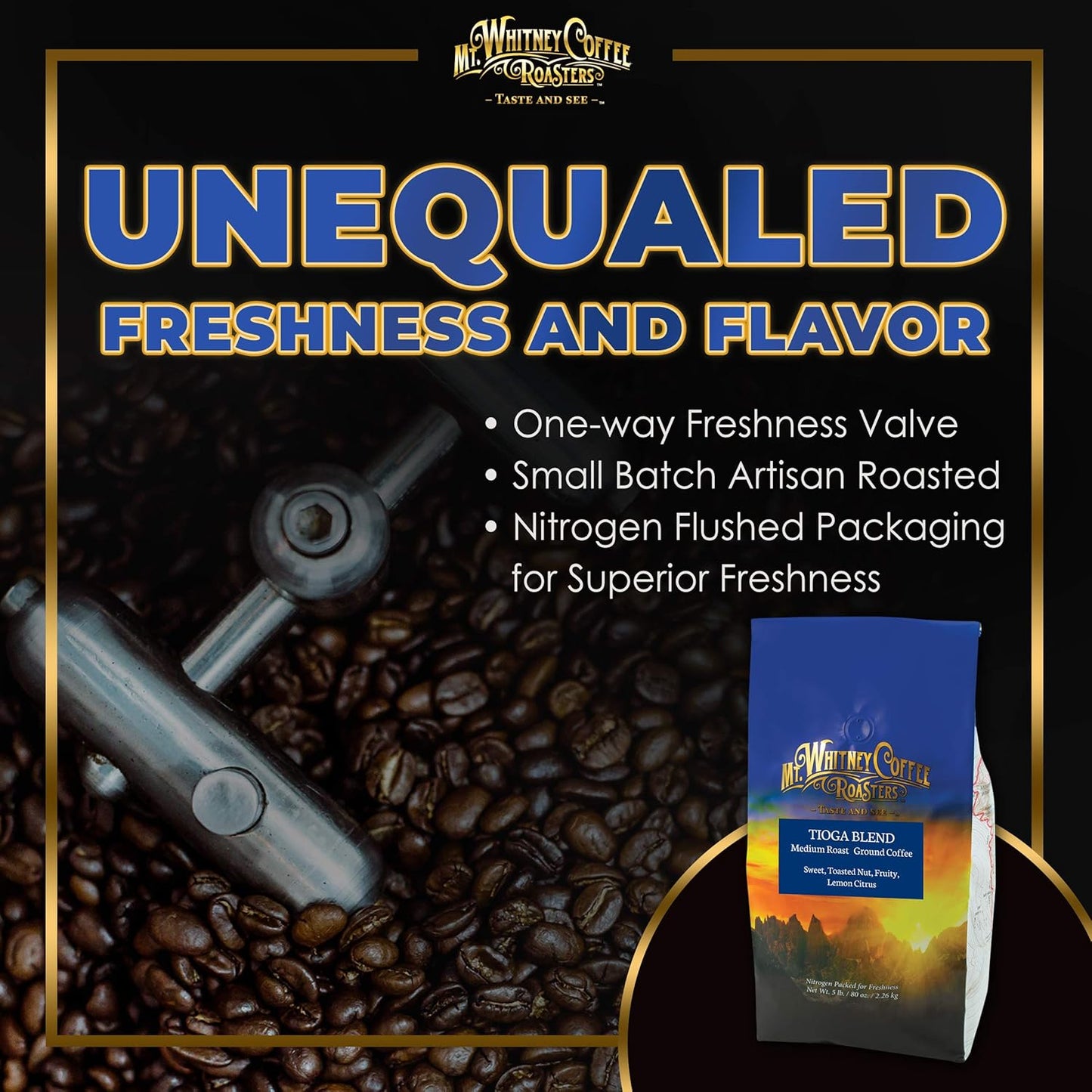 Mt. Whitney Tioga Blend Coffee (Ground, 5 Lb)