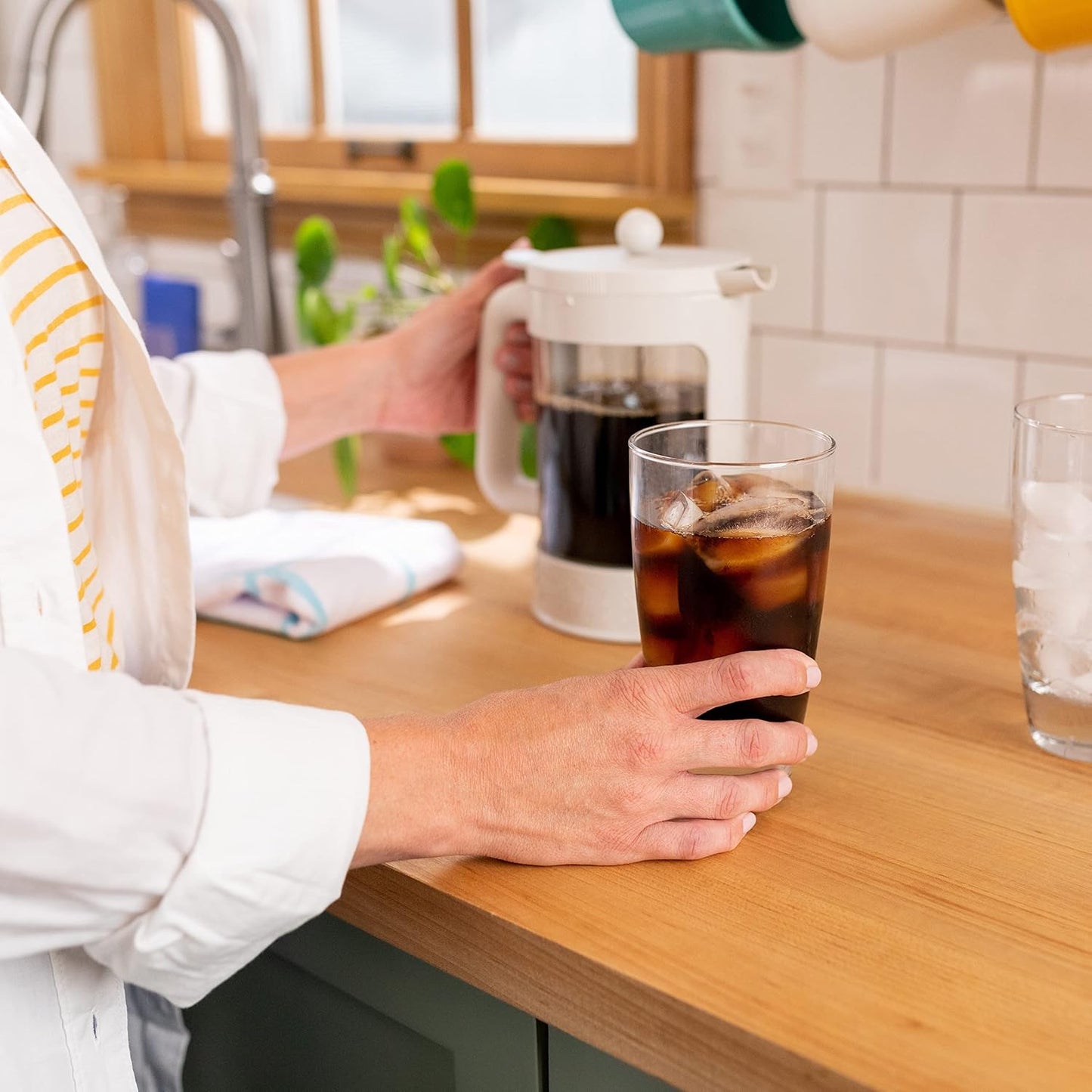 Cameron's Coffee Roasted Ground Coffee Bag,Sea Salt Caramel Cold Brew, 12 ounce Pack of 6