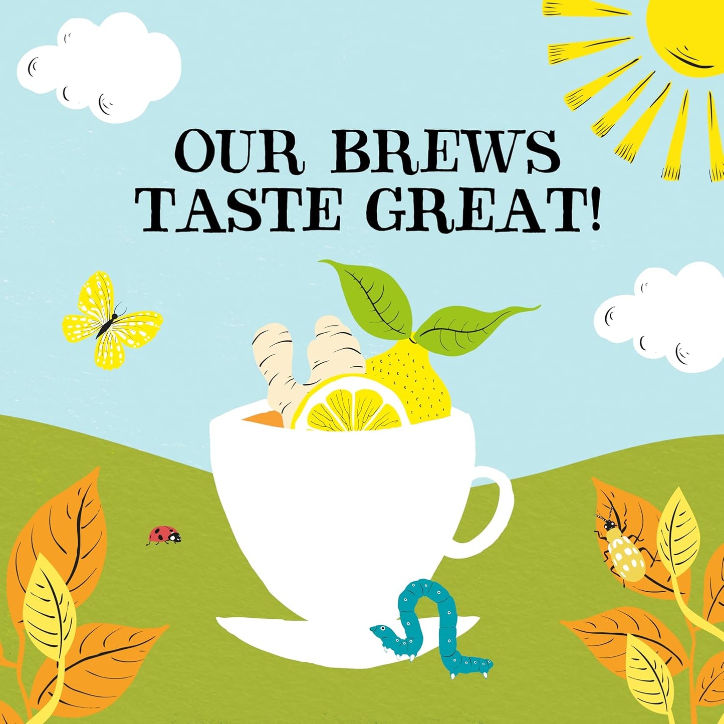 Clipper Tea Lemon & Ginger Teabags – Caffeine Free, USDA Organic, Great Hot or Iced – Aromatic, Natural, Fair & Delicious – 200 Tea Bags