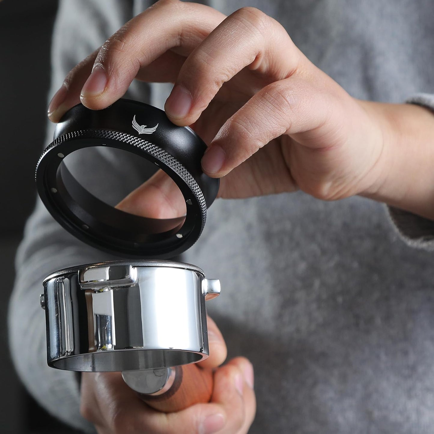 Breville Bambino Accessories Set 54mm Magnetic Dosing Funnel, Puck Screen,Bottomless Portafilter, 30LB Tamper, Leveling Tool, and WDT – Complete Barista Set