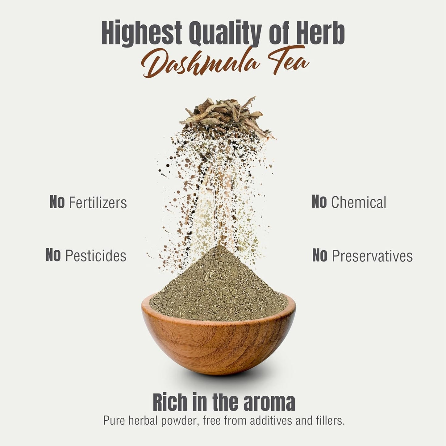 Herbsforever Dashmula Tea Stress Relief and Nourishing Formula Herbal Tea Blend 100 GMS