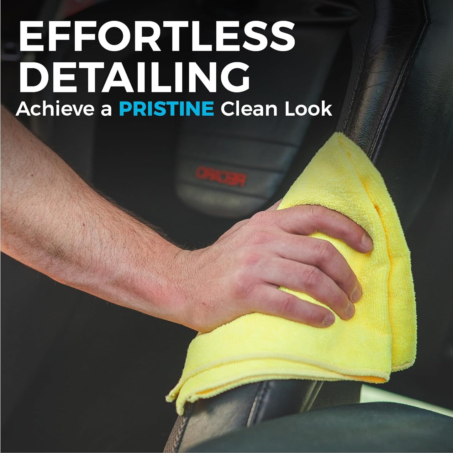 The Rag Company - All-Purpose Microfiber Terry Cleaning Towels - Commercial Grade, Highly Absorbent, Lint-Free, Streak-Free, Kitchens, Bathrooms, Offices, 300gsm, 14in x 14in, Green (12-Pack)