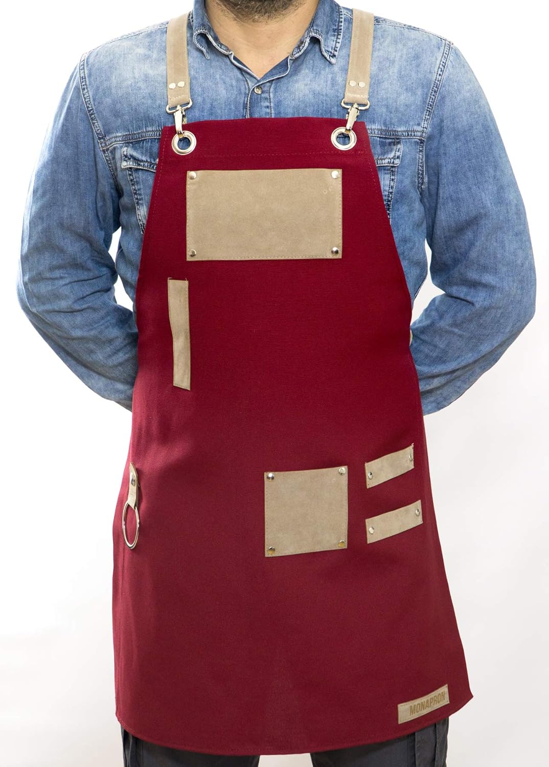 Men and Women Apron for Kitchen, Gardening, Artist, Chef, Work | Canvas, Waterproof, Adjustable Straps Unisex
