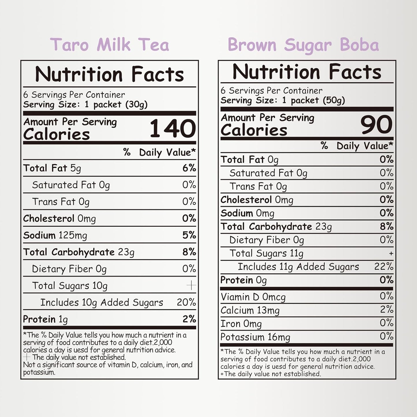 Boba Moo Premium Boba Tea Kit With Taro Milk Tea Flavor - Only 10,000 Kits Yearly, Small Batch Bubble Tea Kit With Exceptional Taste & Chewiness, Vegan, Lactose-Free, 6 Servings