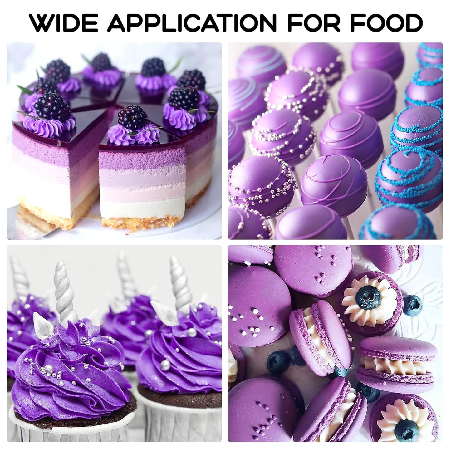 Purple Food Coloring Gel 4.5 oz Professional Grade Purple Food Dye Concentrated Violet Gel Food Coloring for Icing Baking Cake Decorating Cookie Fondant