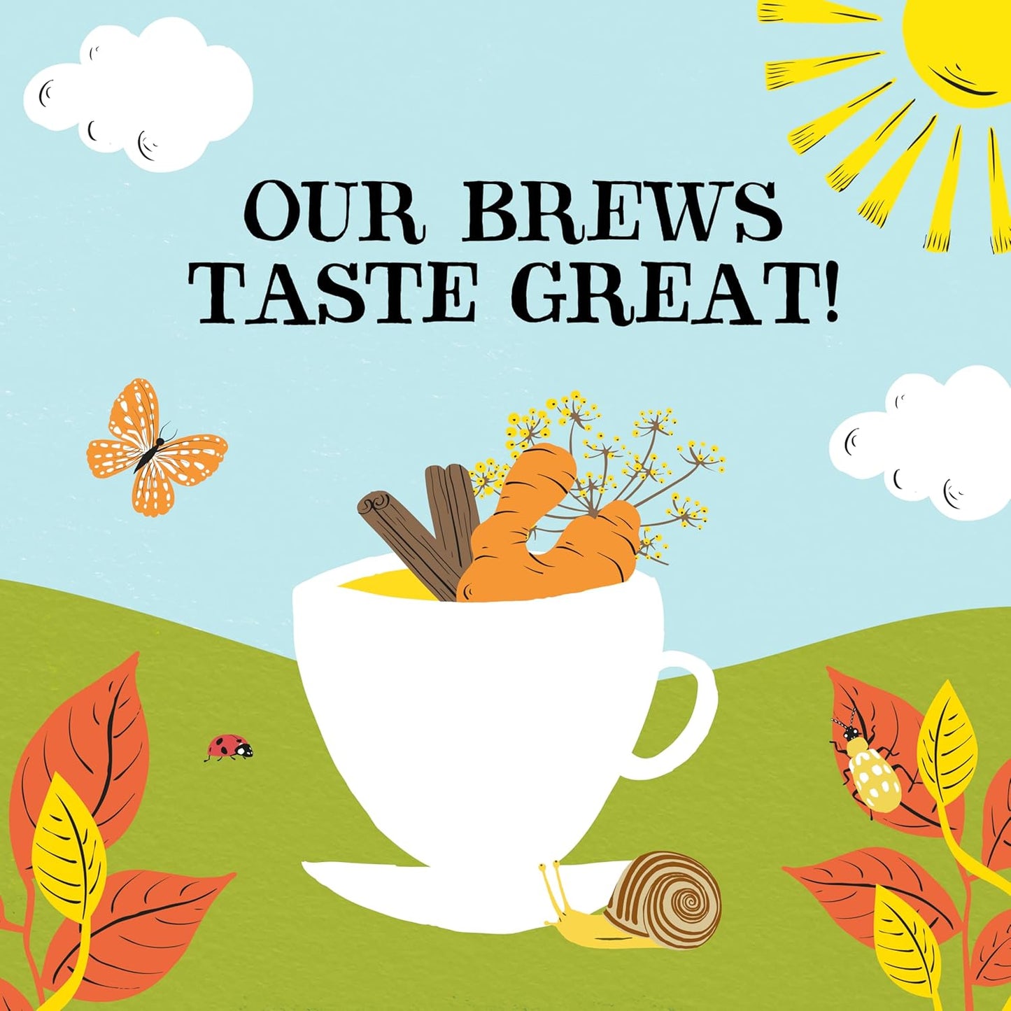 Clipper Tea Spicy Chai Herbal Tea – Caffeine Free, USDA Organic, Great Hot or Iced – Warming, Spicy, Natural, Fair & Delicious – 200 Tea Bags