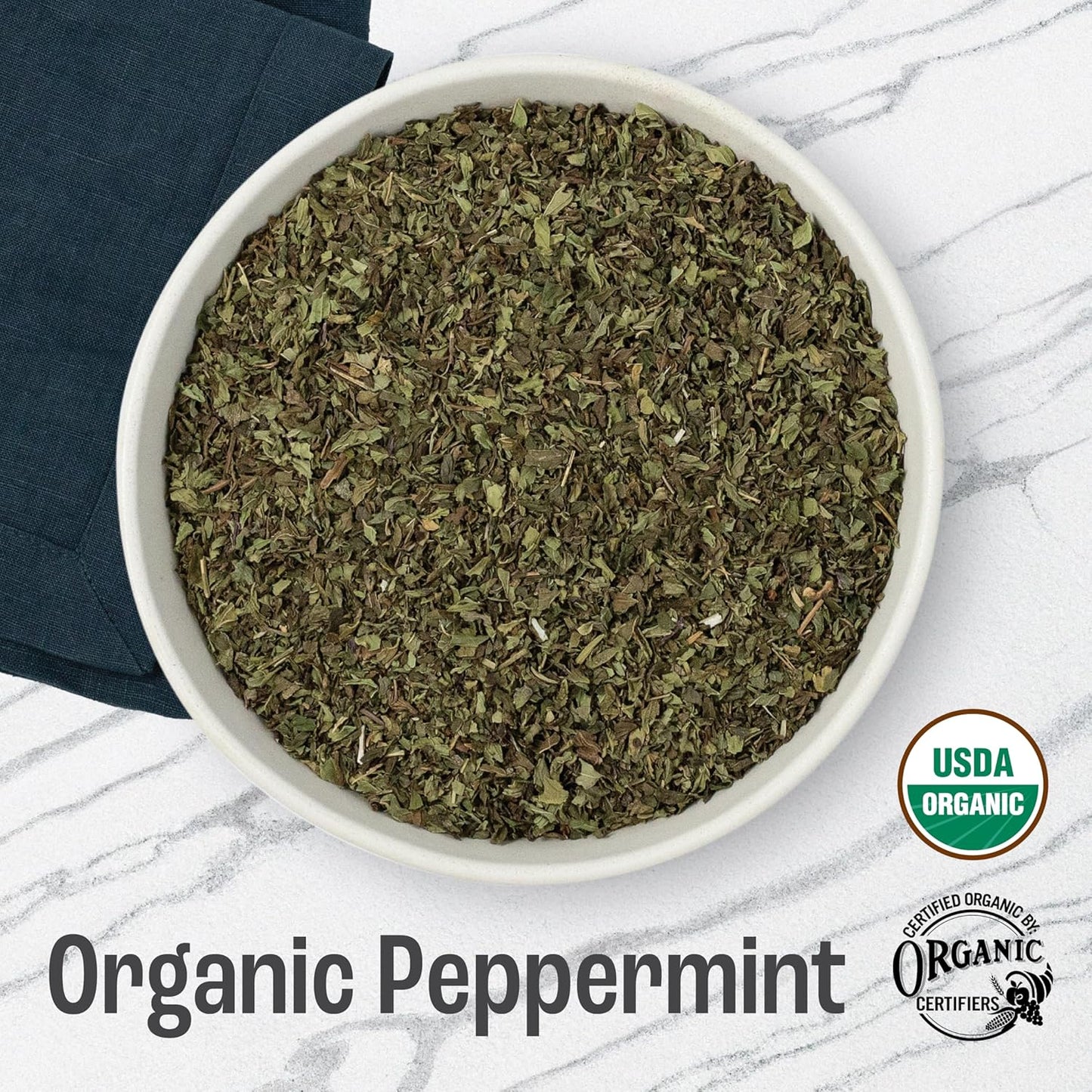 J Mac Botanicals Organic Peppermint Leaf Tea