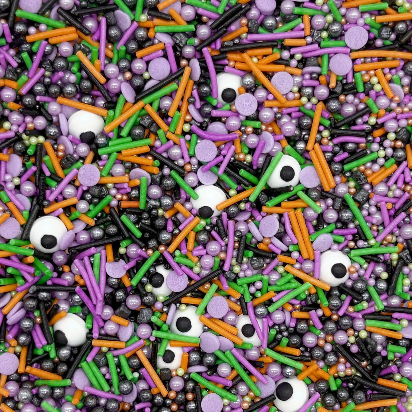 Dynastang Monster Sprinkles Halloween Edible Eyes Cake Decoration Cupcake Toppers Cookie Decorating Perfect for Cakes, Cupcakes, Desserts Toppings 3OZ