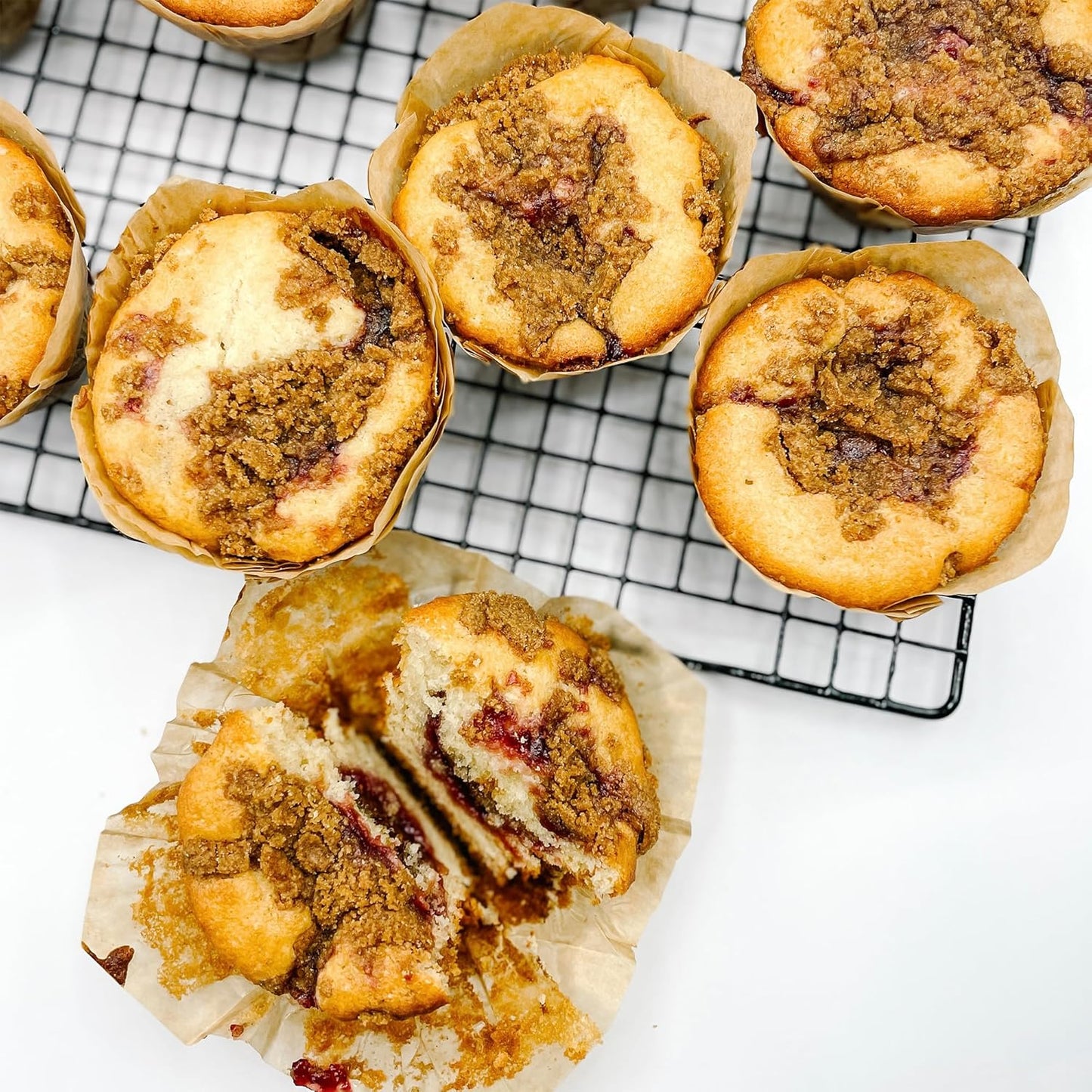 XO Baking Co. Gluten Free Coffee Cake Gourmet Baking Mix with Crumb Topping; Non-GMO; Kosher; Rice Free; Soy Free; Dairy Free; Peanut Free; No Preservatives; No Artificial Flavors or Colors, 6-Pack