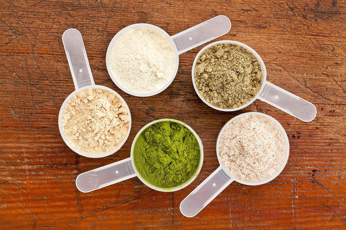 70 mL Plastic Measuring Packaging Scoop (=70 cc/ = 4.73 Tablespoon/ = 2.37 fl oz/ = 0.3 Cup), Meidum Handle - to Measure and Dispense Spices, Granules, Powders, for Seeds Packing (50)