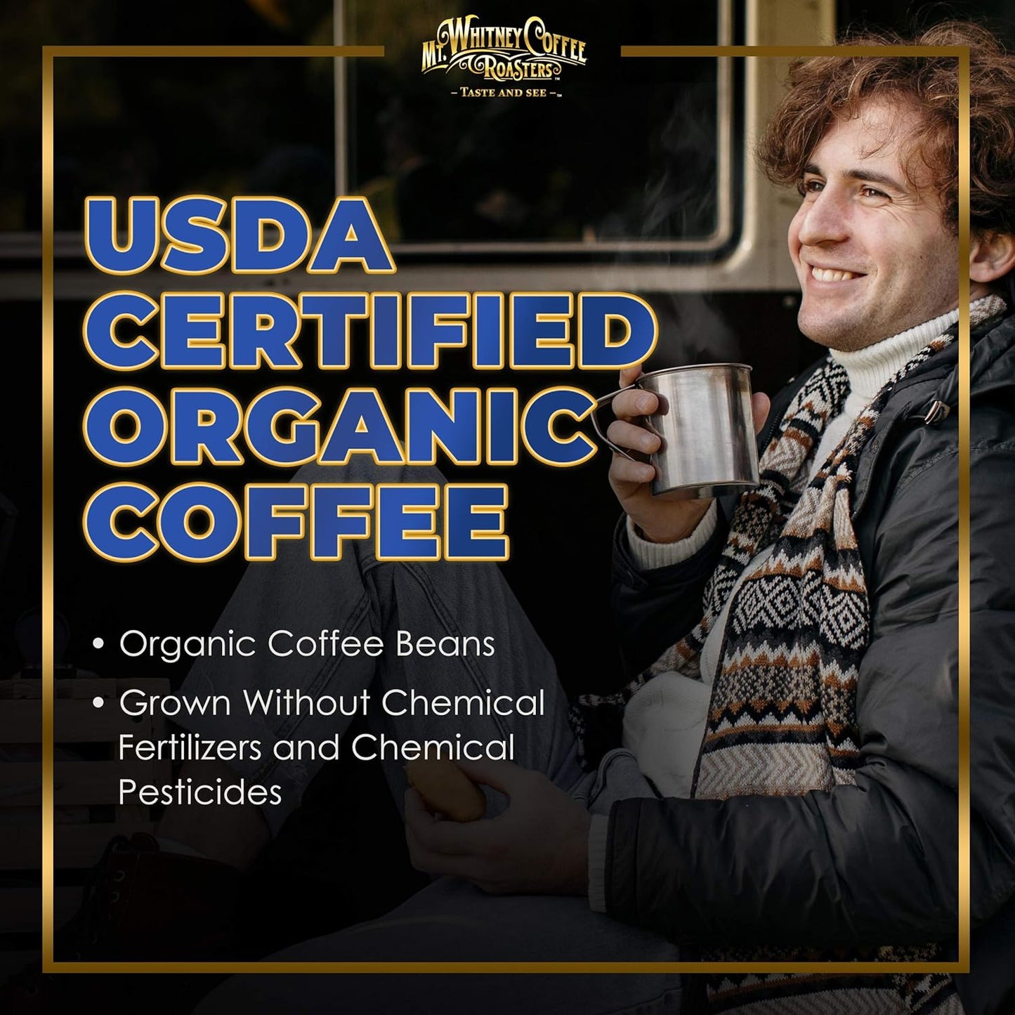 Mt. Whitney Organic Ethiopia Guji Coffee (Ground, 5 Lb)