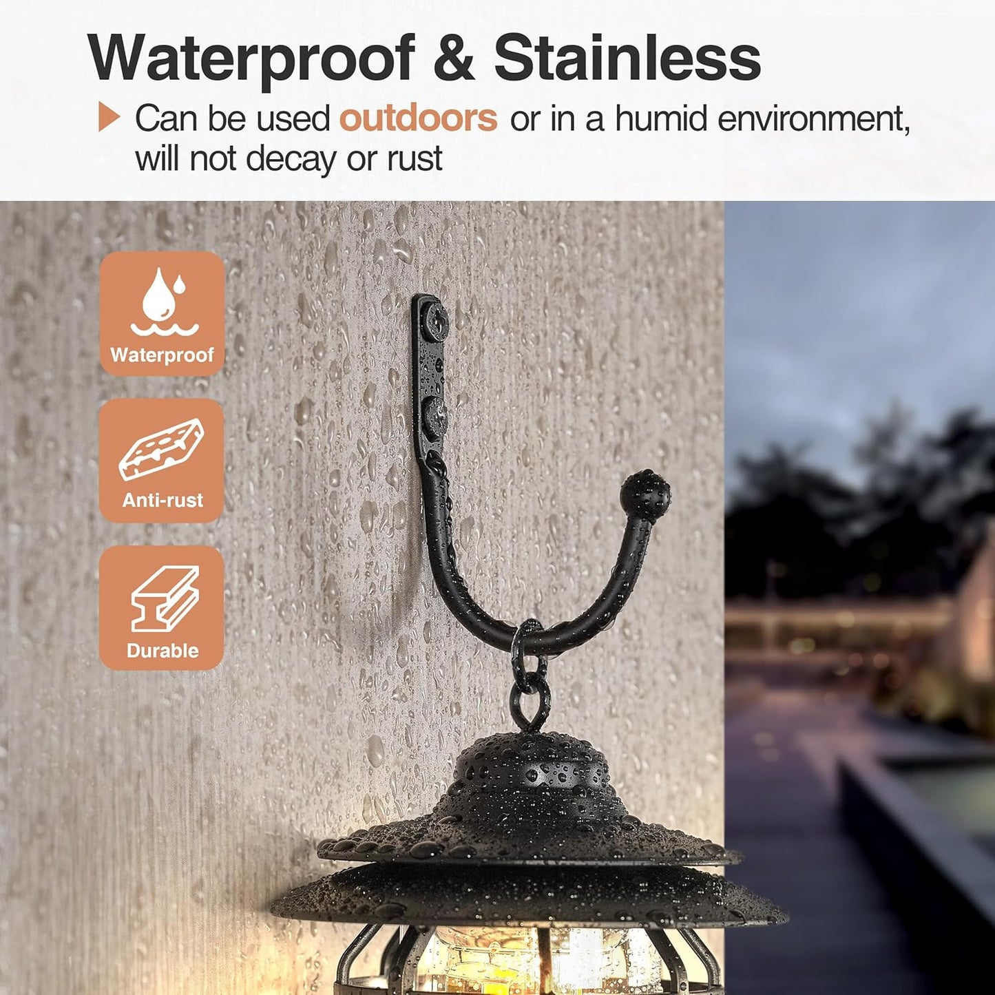 10 Pack Wall Hooks，Metal Hooks Hold up to 45 Lbs，Hooks Wall Mount for Hanging Towel/Coat/Bag/Keys/Cups，Ideal for Bathroom，Outdoor，Closet，Kitchen，Garage，Black